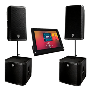 Ipad jukebox inkl. højtalere (100 pers)