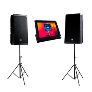 Ipad jukebox inkl. højtalere (50 pers.)