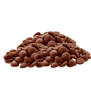 Belgisk lys chokoladeknapper 2kg (Inkluderet i pakken)