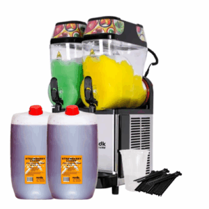 Slush ice maskine inkl. 2 x 10l koncentrat